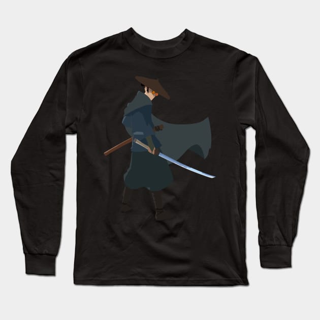 Blue Eye Samurai Long Sleeve T-Shirt by abdul rahim